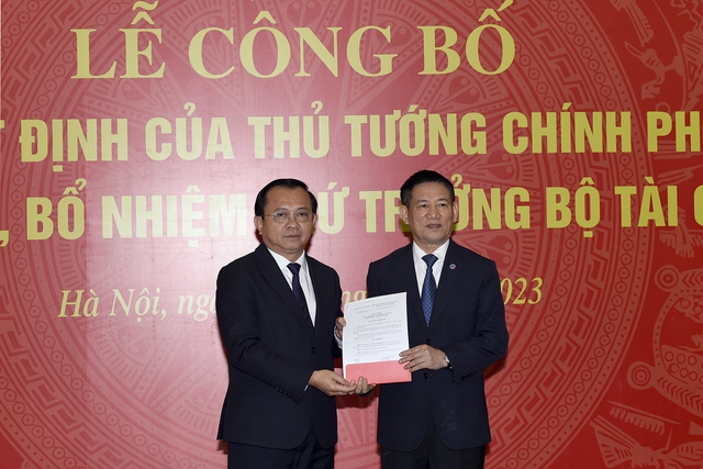 Phó Chủ tịch tỉnh Bạc Liêu giữ chức vụ Thứ trưởng Bộ Tài chính- Ảnh 1.