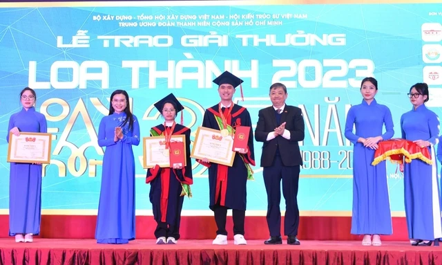 Trao Giải thưởng Loa Thành năm 2023 cho 58 đồ án tốt nghiệp xuất sắc- Ảnh 1.
